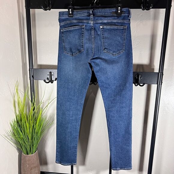 H&M slim low waist denim jeans button up fly size 32/32 - Picture 4 of 15